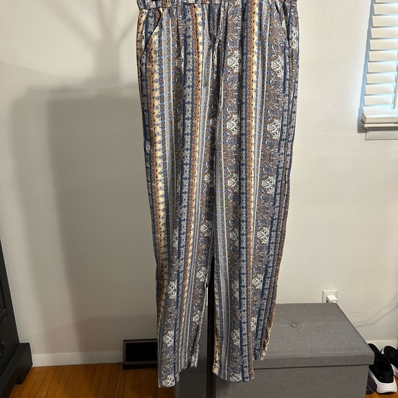 SO Pants - SO Multicolor Patterned Pants
